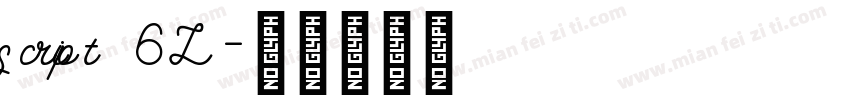 script 6L字体转换